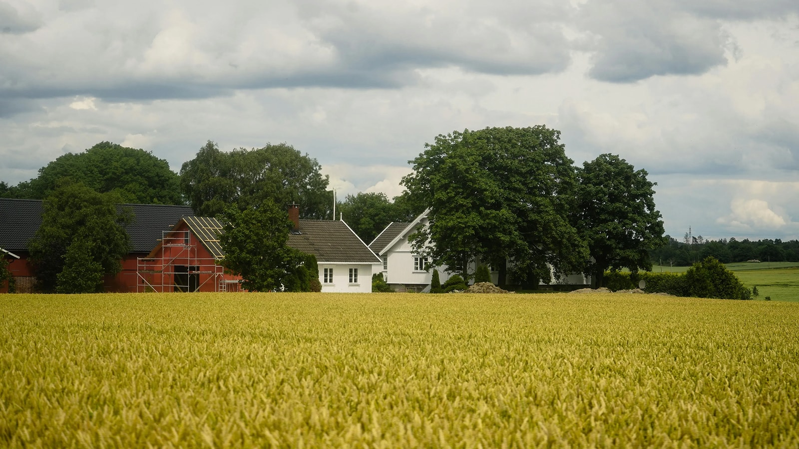 Hus under renovering 