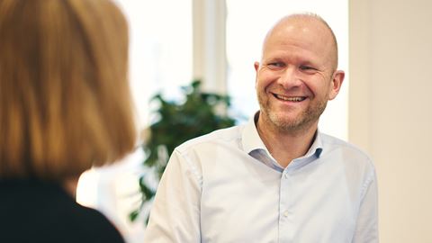 Erhvervsrådgiver smil