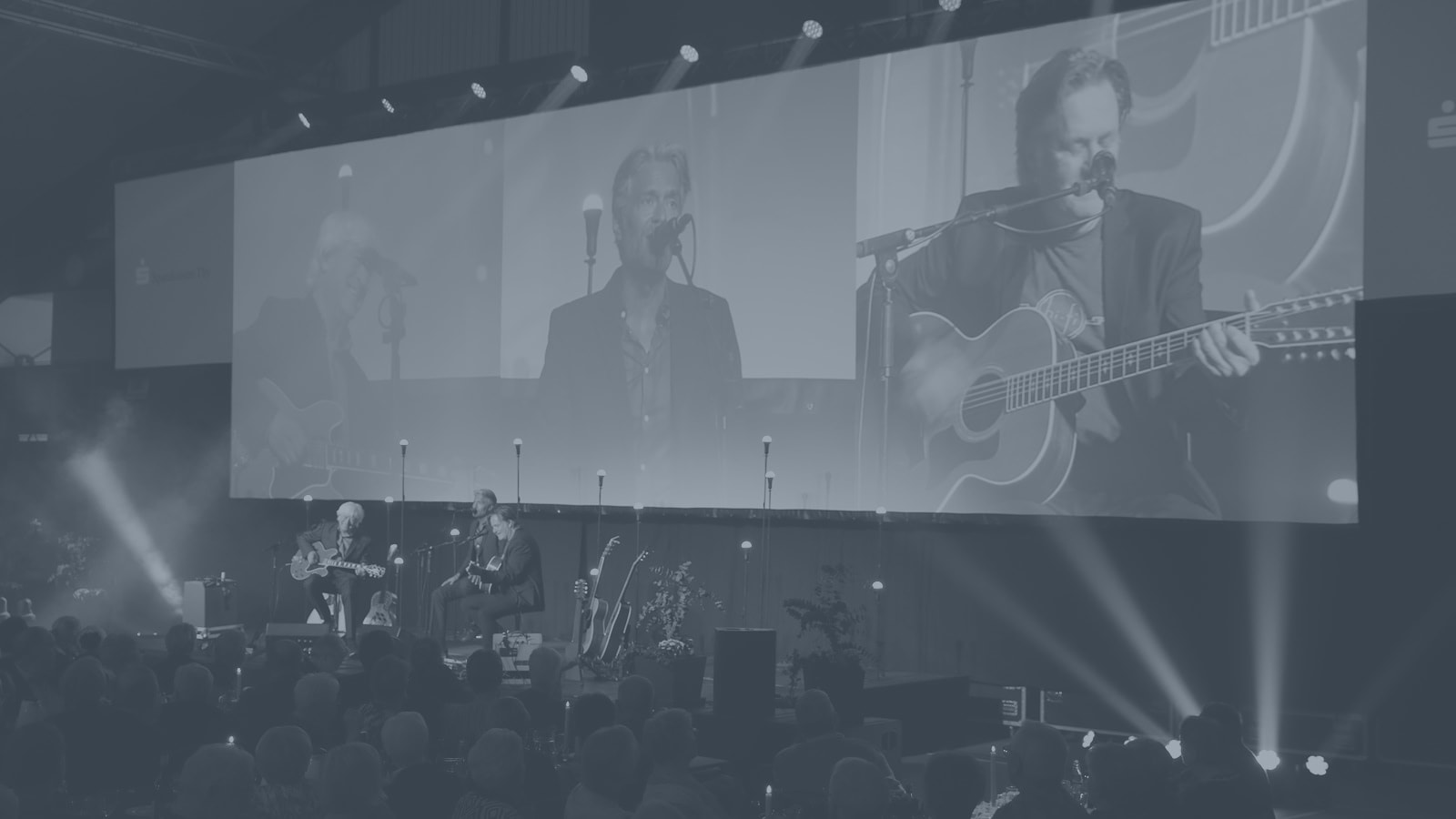 Band på scenen fra garantoplevelse