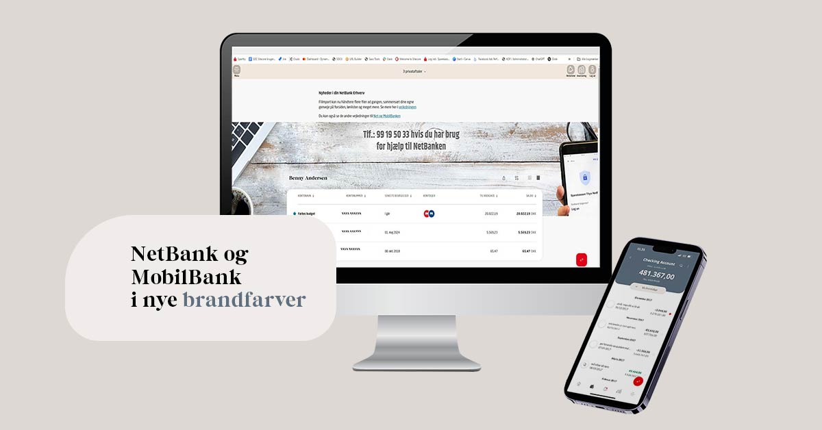 Din NetBank Har Fået Nyt Design | Sparekassen Thy